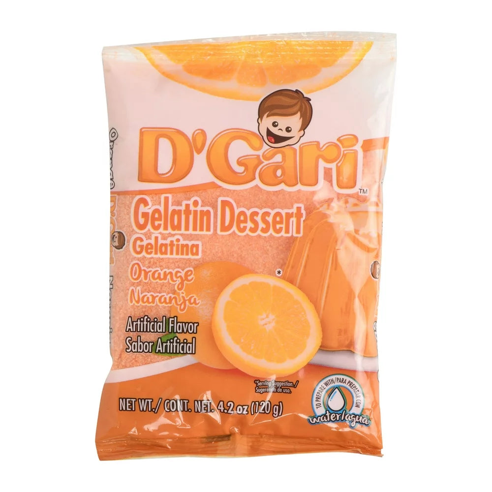 Gelatina D'Gari naranja